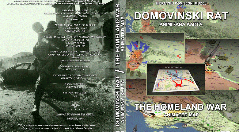 Domovinski rat - animirana karta (dvojezično izdanje)
The Homeland War - animated map