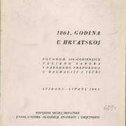 1861. godina u Hrvatskoj